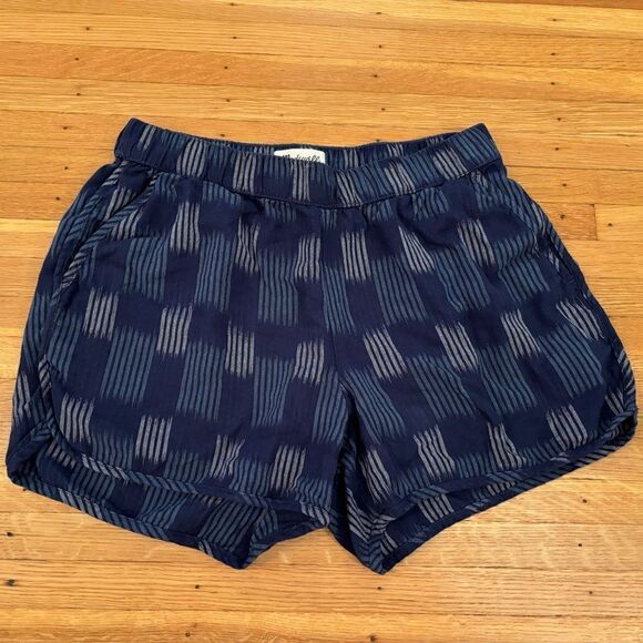Madewell Pasadena Pull On Shorts Jacquard Stripe - Picture 1 of 4